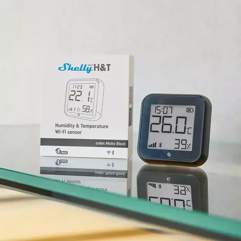 Temperatur- & Feuchtigkeitssensor Shelly H&T Gen3