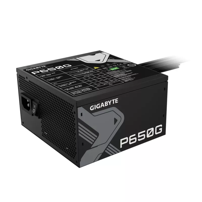 GIGABYTE GP-P650G Netzteil 650 W 20+4 pin ATX ATX Schwarz