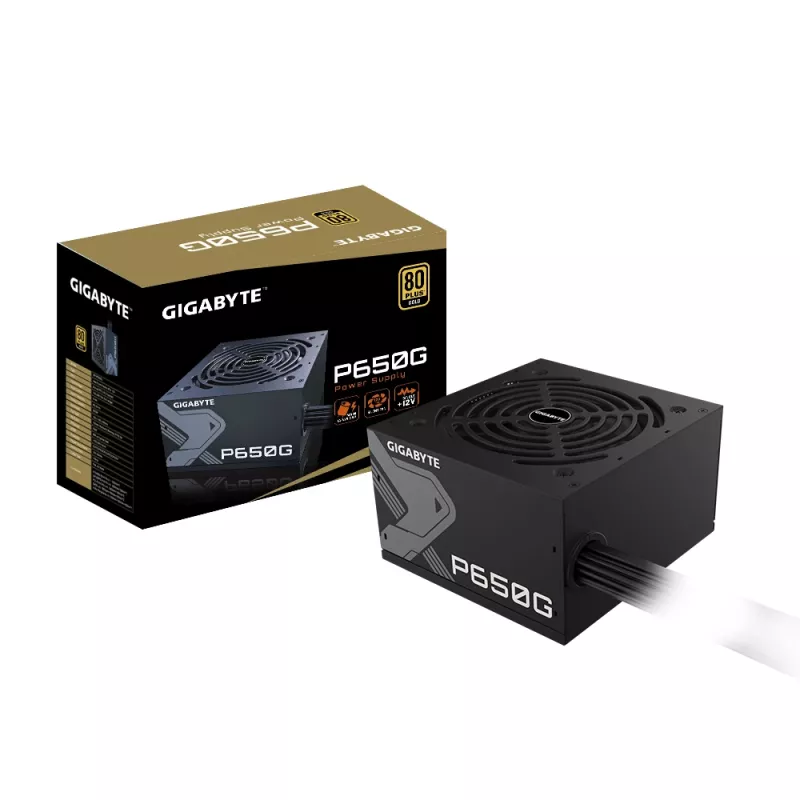 GIGABYTE GP-P650G Netzteil 650 W 20+4 pin ATX ATX Schwarz