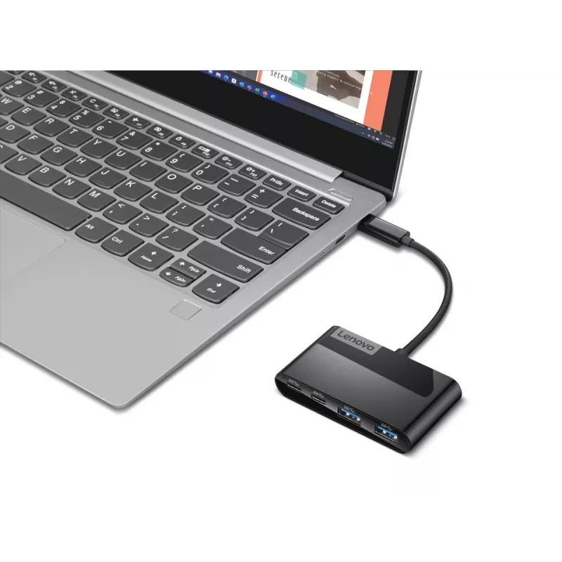 Lenovo GX91L84354 Schnittstellen-Hub USB 3.2 Gen 1 (3.1 Gen 1) Typ-C 625 Mbit/s Schwarz