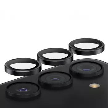 PanzerGlass ® Hoops® Kameralinsenschutz Schwarz Samsung Galaxy S24 | S23 | S23+