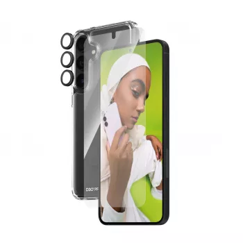 PanzerGlass ® 3-in-1 Schutzpaket Samsung Galaxy S24+ | Ultra-Wide Fit mit EasyAligner