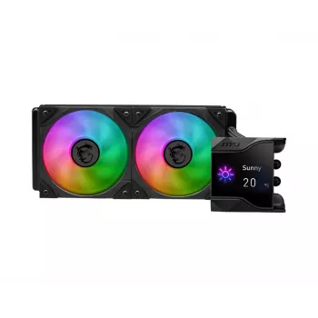 MSI MPG Coreliquid D240 Prozessor Flüssigkeitskühlsatz 12 cm Schwarz 1 Stück