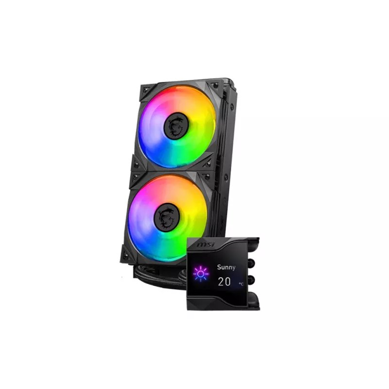 MSI MPG Coreliquid D240 Prozessor Flüssigkeitskühlsatz 12 cm Schwarz 1 Stück