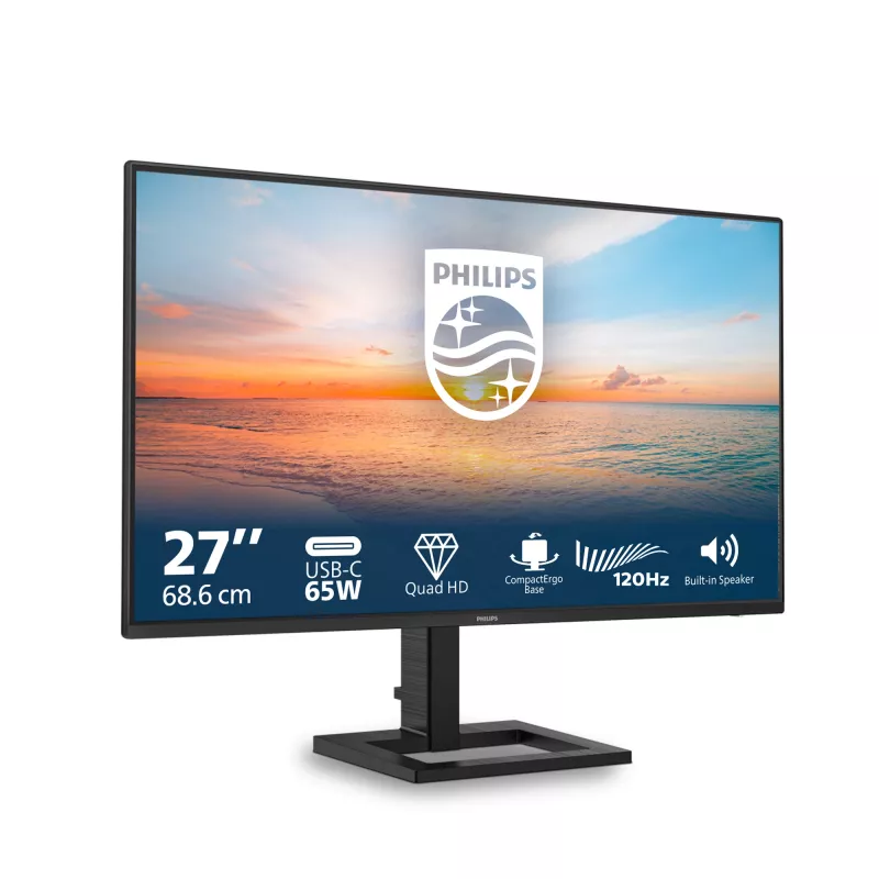 Philips 1000 series 27E1N1600AE/00 Computer-Monitor 68,6 cm (27 Zoll) 2560 x 1440 Pixel Quad HD LCD Schwarz