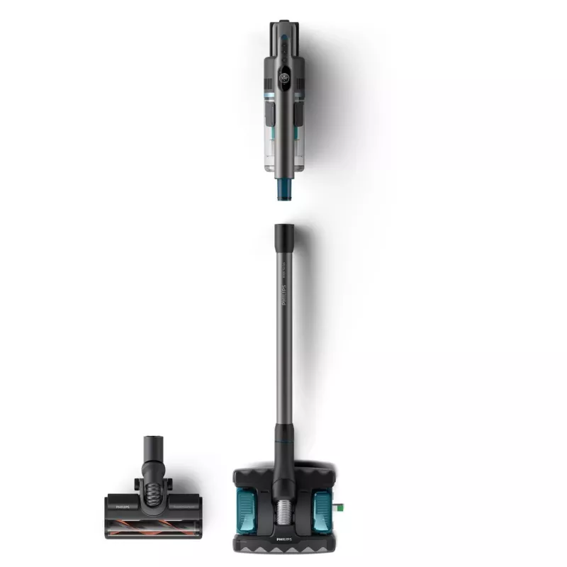 Akkustaubsauger Philips 8000 series XC8057/01, kabellos beutellos 0.6 L, 25.2V, trocken & nass, herausnehmbarer Akku