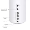 TP-Link 4G+ AX1500 Whole Home Mesh WiFi 6 Gateway, Weiß, Intern, Mesh-Router, 190 m², Dualband (2,4 GHz / 5 GHz), Wi-Fi 6 (802.11ax)