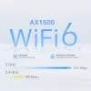 TP-Link 4G+ AX1500 Whole Home Mesh WiFi 6 Gateway, Weiß, Intern, Mesh-Router, 190 m², Dualband (2,4 GHz / 5 GHz), Wi-Fi 6 (802.11ax)
