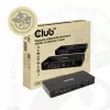 CLUB3D DisplayPort/HDMI KVM-Switch/Dock 4K60Hz für USB Typ-C-Eingänge