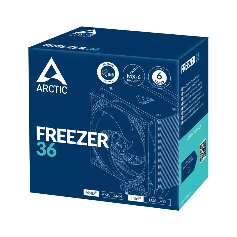 ARCTIC Freezer 36 Multi-kompatibler Tower-CPU-Kühler