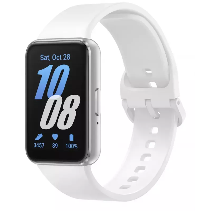 Samsung Galaxy Fit3 4,06 cm (1,6 Zoll) AMOLED 40 mm Digital 256 x 402 Pixel Touchscreen Silber