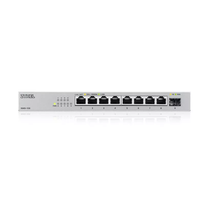 Zyxel XMG-108 Unmanaged 2.5G Ethernet (100/1000/2500) Silber
