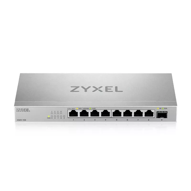 Zyxel XMG-108 Unmanaged 2.5G Ethernet (100/1000/2500) Silber
