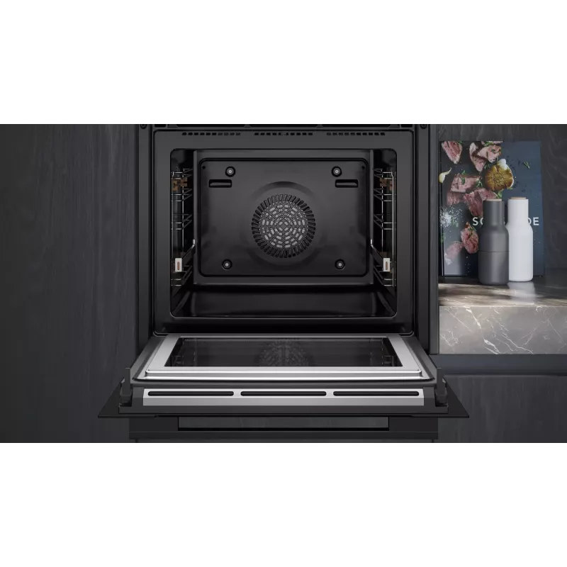 Siemens iQ700 HM776GKB1 Backofen 67 L 3600 W Schwarz