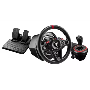 Thrustmaster T128 Shifter Pack Schwarz USB Lenkrad + Pedale Analog PC, Xbox
