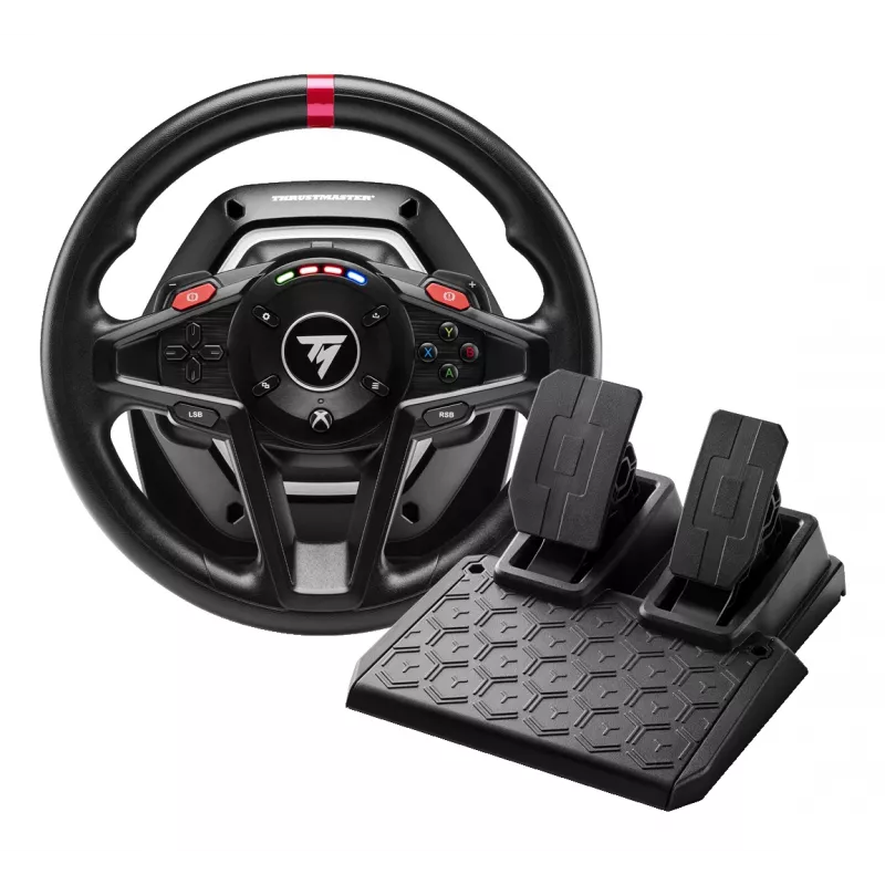 Thrustmaster T128 Shifter Pack Schwarz USB Lenkrad + Pedale Analog PC, Xbox