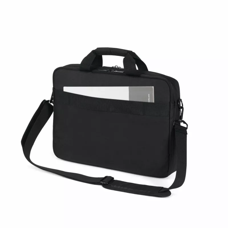 DICOTA Eco Top Traveller Core - 15-17.3in Notebook-Tasche - Schwarz / 300d 100% recyceltes PET-Polyester