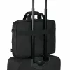 DICOTA Eco Top Traveller Core - 15-17.3in Notebook-Tasche - Schwarz / 300d 100% recyceltes PET-Polyester