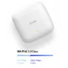 D-Link AX3000 Wi-Fi 6 Dualband-PoE-Access Point, 2.4 GHz, 5 GHz, 3000 Mbit/s, SNMP, SNMPv2, SNMPv3, WEP, WPA, WPA2, WPA3, 10,100,1000,2500 Mbit/s