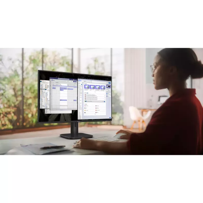 Monitor Philips 1000 series 24E1N1100A/00 23.8 Zoll LCD Full HD IPS, 1920×1080, 100 Hz, 4 ms, sRGB, HDMI, VGA, Lautsprecher