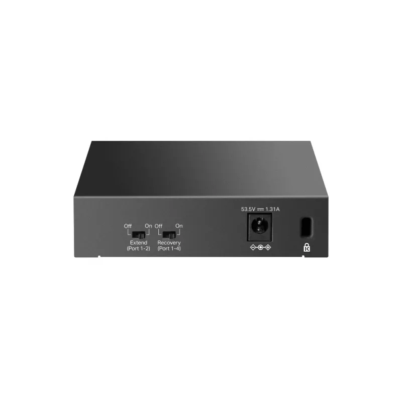 TP-LINK LiteWave 5-Port Gigabit Desktop-Switch mit 4-Port PoE+ (5x Gigabit, 4 PoE+, 65 W PoE-Budget)
