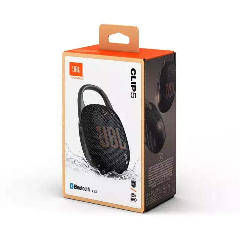 Tragbarer Lautsprecher JBL Clip 5 Schwarz