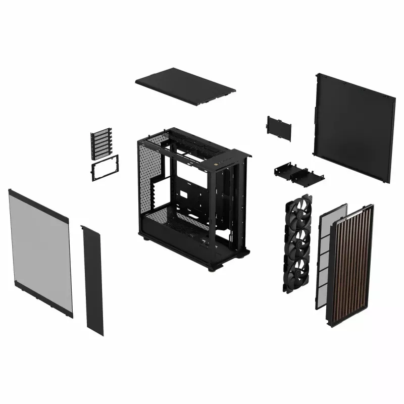 PC-Gehäuse Fractal Design North XL Midi Tower Schwarz