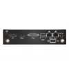 Shuttle XPC slim Barebone DS50U, Intel Celeron 7305, 2x LAN (1x 2,5 Gbit, 1x 1 Gbit), 1x COM, 1x HDMI, 1x DP, 1x VGA, lüfterlos, 24/7 Dauerbetrieb