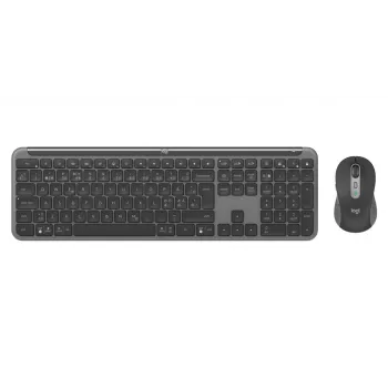 LOGITECH Signature Slim Combo Mk950 - Kabellose Tastatur/Maus - Graphit - QWERTY Graphit Dänisch/ Norwegisch/ Schwedisch/ Finnisch