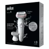 Braun Silk-epil 9 9-030 Epilierer, 40 Pinzetten, weiß