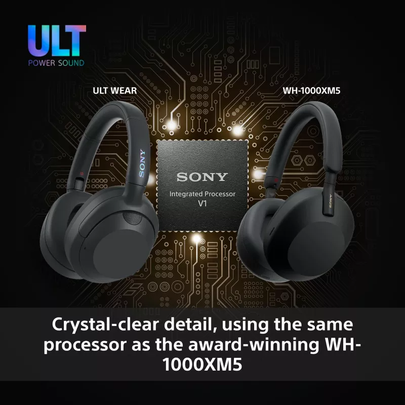 Headset Sony ULT WEAR monaural USB/Bluetooth 5.2, ANC, 30–50 h Akku, 3,5 mm, USB‑C-Ladung, 255 g