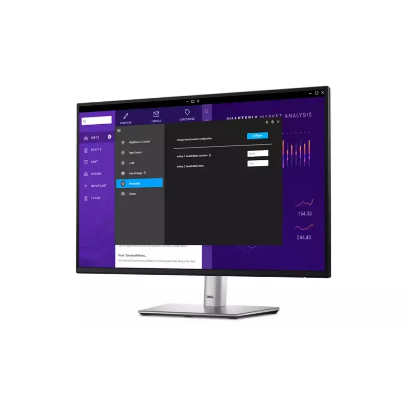 DELL Pro Plus P2425 Computermonitor 61,1 cm (24,1 Zoll) 1920 x 1200 Pixel WUXGA LCD Schwarz