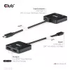 CLUB3D USB-C® Hub auf Dual HDMI™ 4K60Hz M/F+PD3.0 100 W