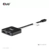 CLUB3D USB-C® Hub auf Dual HDMI™ 4K60Hz M/F+PD3.0 100 W