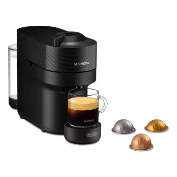 De'Longhi Nespresso Vertuo Pop ENV90.B Kaffeemaschine, Liquorice Black (Schwarz)