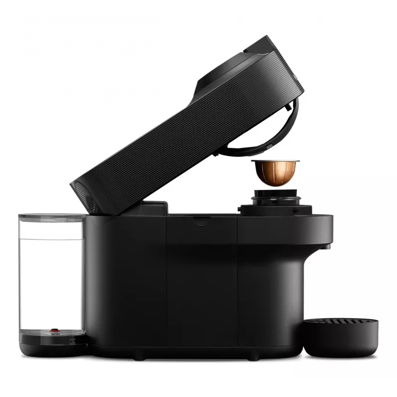 De’Longhi NESPRESSO® Vertuo Pop ENV90.B - Liquorice Schwarz, Kapselkaffeemaschine, 0,56 L, Kaffeekapsel, 1260 W, Schwarz