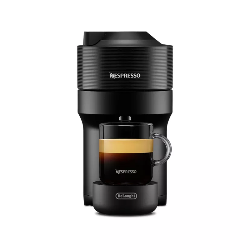 De’Longhi NESPRESSO® Vertuo Pop ENV90.B - Liquorice Schwarz, Kapselkaffeemaschine, 0,56 L, Kaffeekapsel, 1260 W, Schwarz