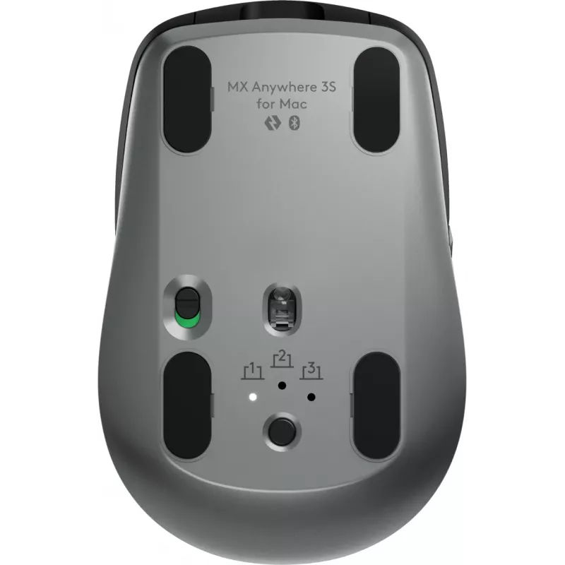 Maus Logitech MX Anywhere 3S for Mac RF kabellos + Bluetooth