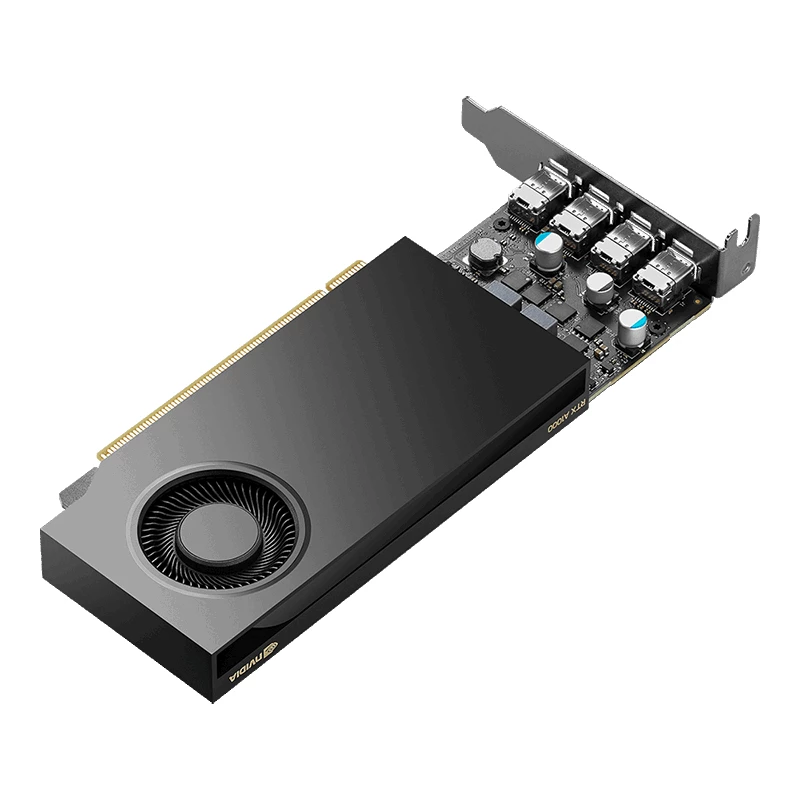 PNY NVIDIA RTX A1000 - 8 GB GDDR6 Low Profile 4x mDisplayPort 1.4a