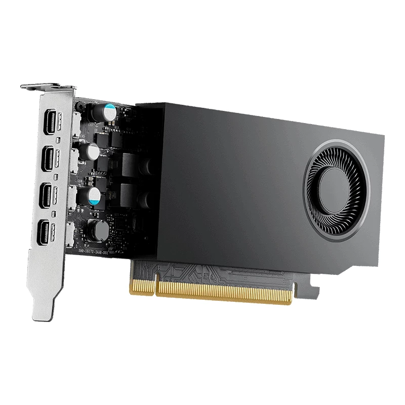 PNY NVIDIA RTX A1000 - 8 GB GDDR6 Low Profile 4x mDisplayPort 1.4a