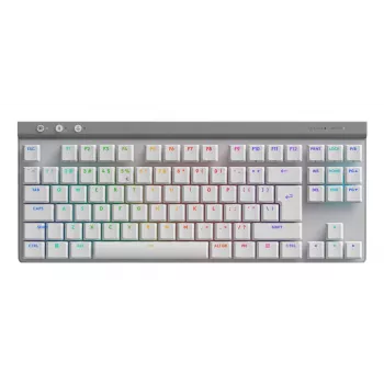 Tastatur Logitech G G515 Gaming USB RF Wireless Bluetooth QWERTY US International Weiß