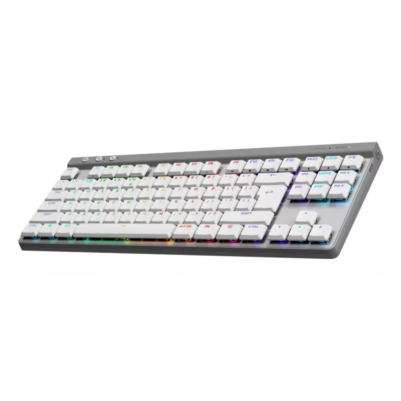 Tastatur Logitech G G515 Gaming USB RF Wireless Bluetooth QWERTY US International Weiß