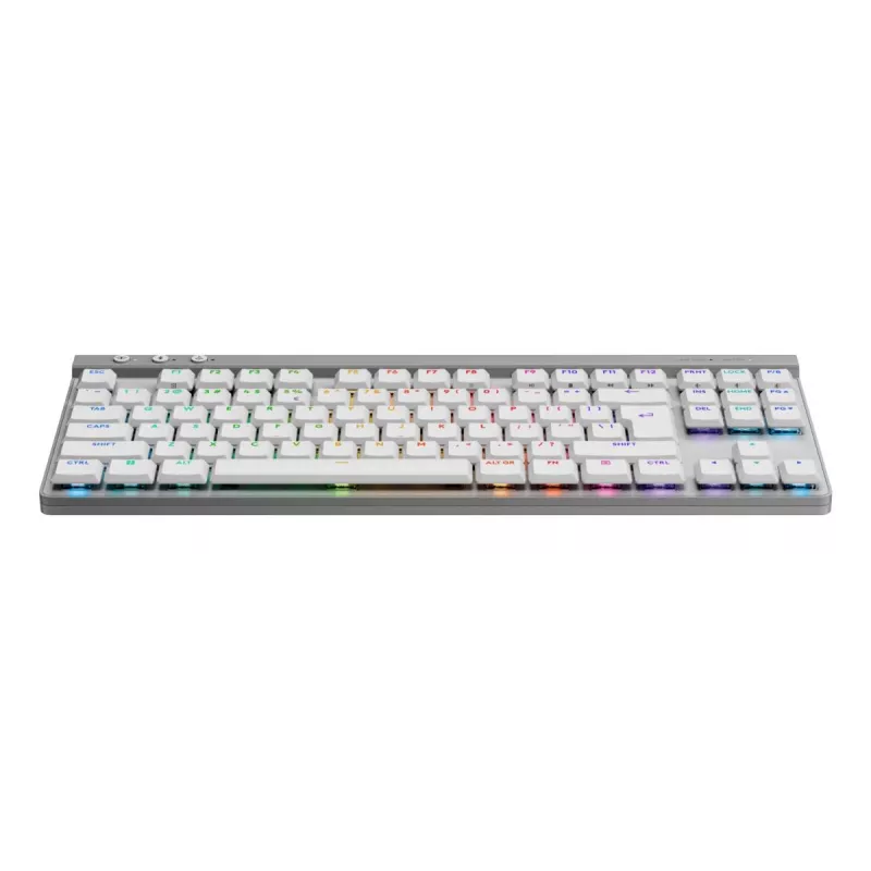 Tastatur Logitech G G515 Gaming USB RF Wireless Bluetooth QWERTY US International Weiß