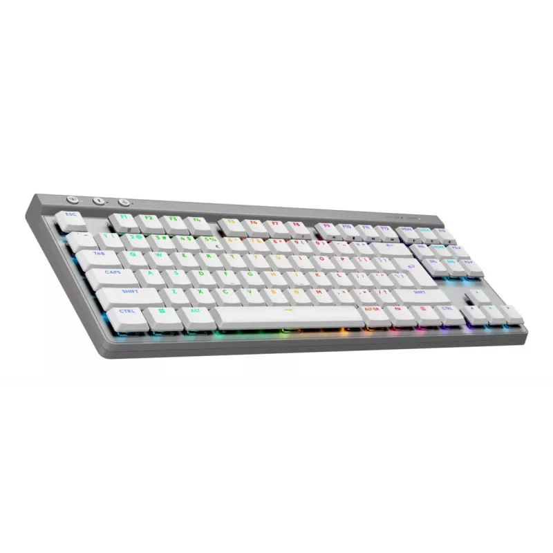 Tastatur Logitech G G515 Gaming USB RF Wireless Bluetooth QWERTY US International Weiß