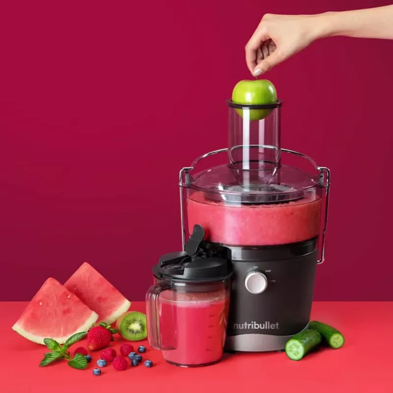 NutriBullet NBJ100G Entsafter 800 W Schwarz, Grau