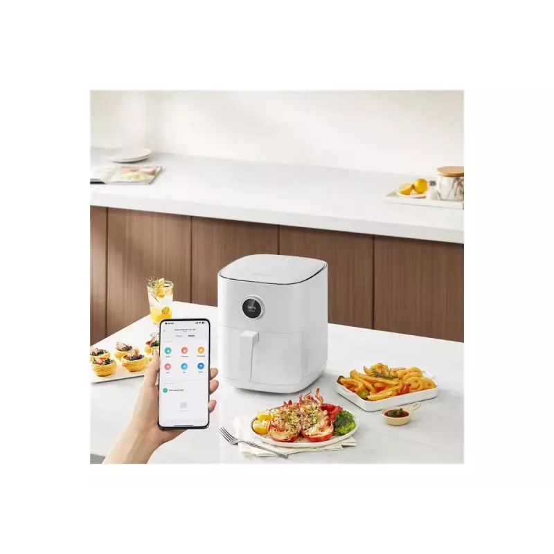 Heißluftfritteuse Xiaomi BHR8234EU 4.5 L 1500 W Weiß, Touch-OLED, Wi‑Fi-App-Steuerung