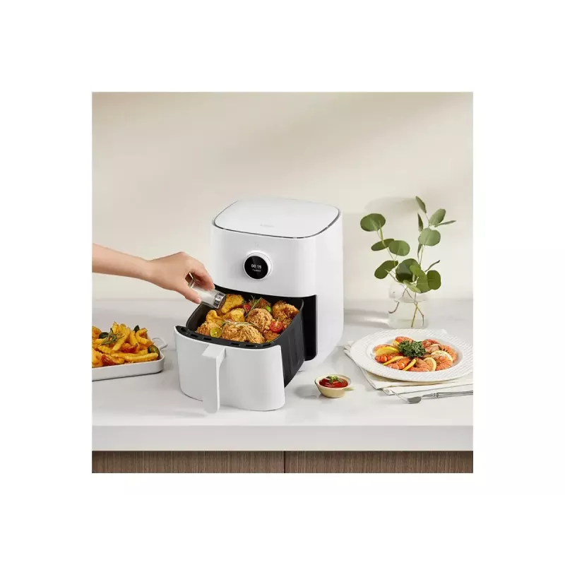 Heißluftfritteuse Xiaomi BHR8234EU 4.5 L 1500 W Weiß, Touch-OLED, Wi‑Fi-App-Steuerung