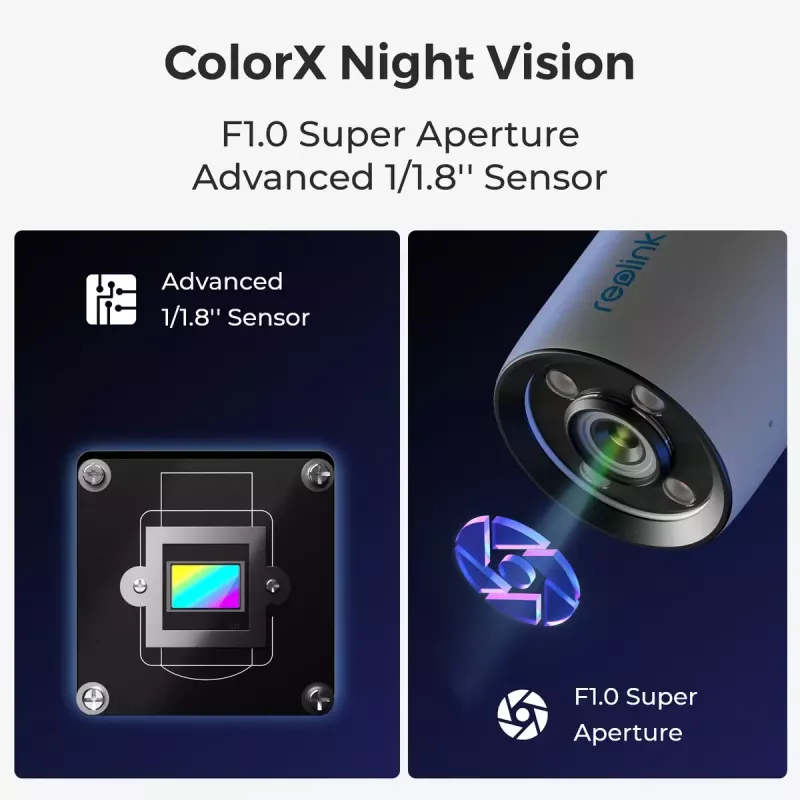 IP-Überwachungskamera Reolink ColorX Series P320X 4MP