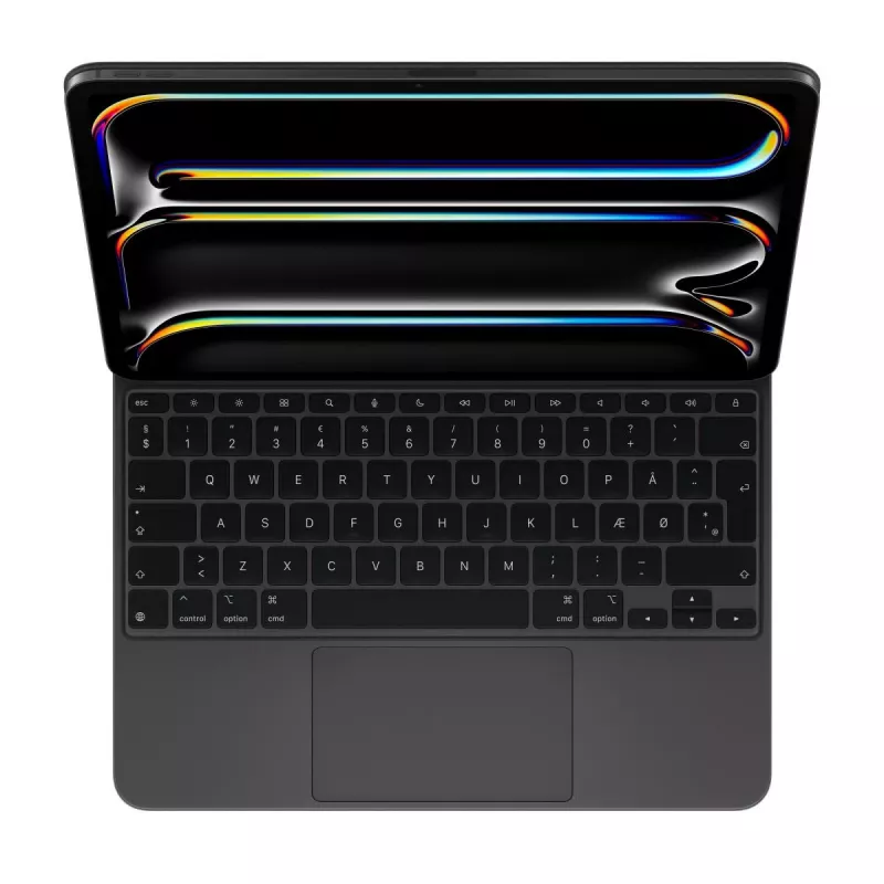 Apple Magic Tastatur für iPad Pro 13 Zoll M4 Dänisch Schwarz QWERTY