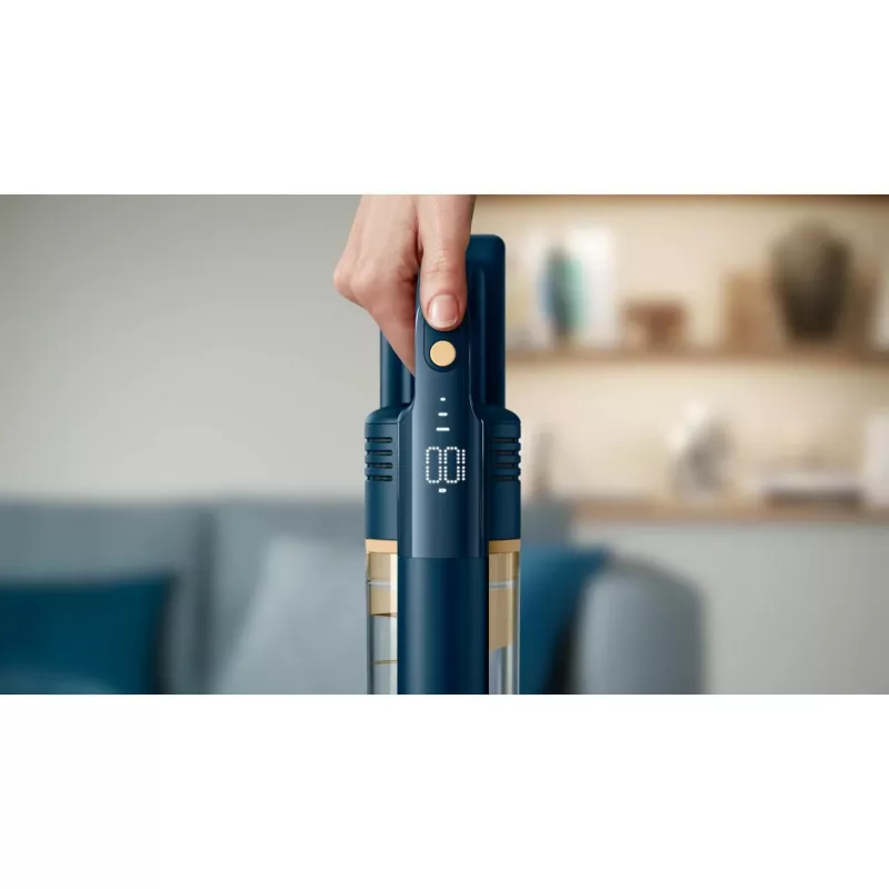 Philips 5000 series XC5043/01 Stabstaubsauger Batterie Trocken&nass Zyklon Beutellos 0,27 l Blau, Gelb